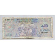 ARGENTINA EC. 014 BONO BILLETE DE EMERGENCIA JUJUY